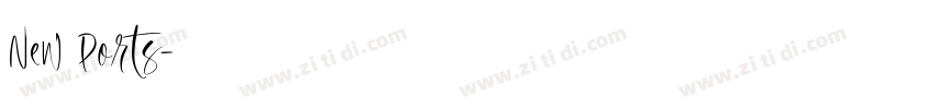 New Ports字体转换